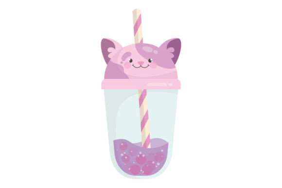 Cat Boba Tea: A Playful Embroidery Design Worth Stitching