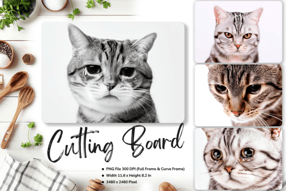 Cat Cutting Board Animal Chopping Board8