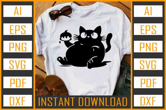 Cat Vector Silhouette 36